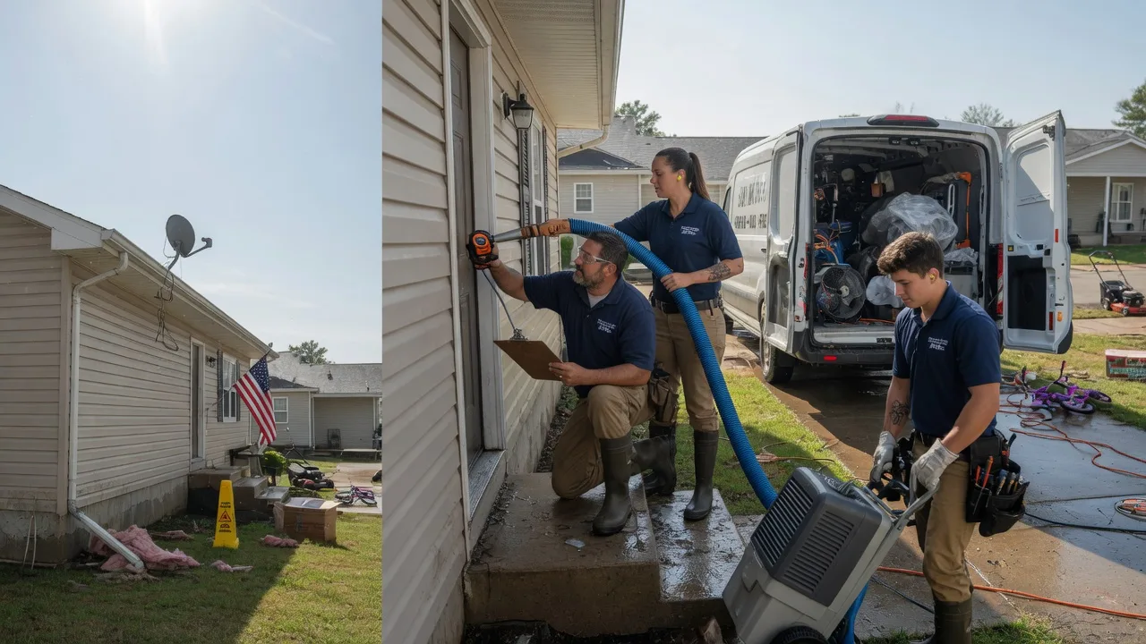Ceiling Water Damage Restoration in Liberty, MS near me